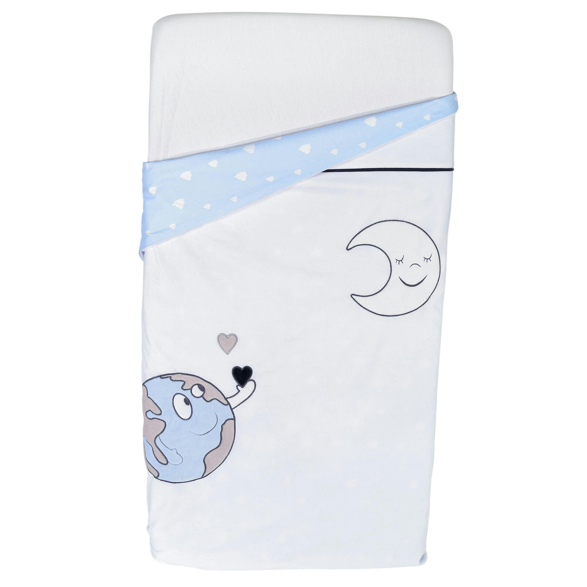 - Housse de couette  bébé - modèle Dream bébé 100X140cm Blanc