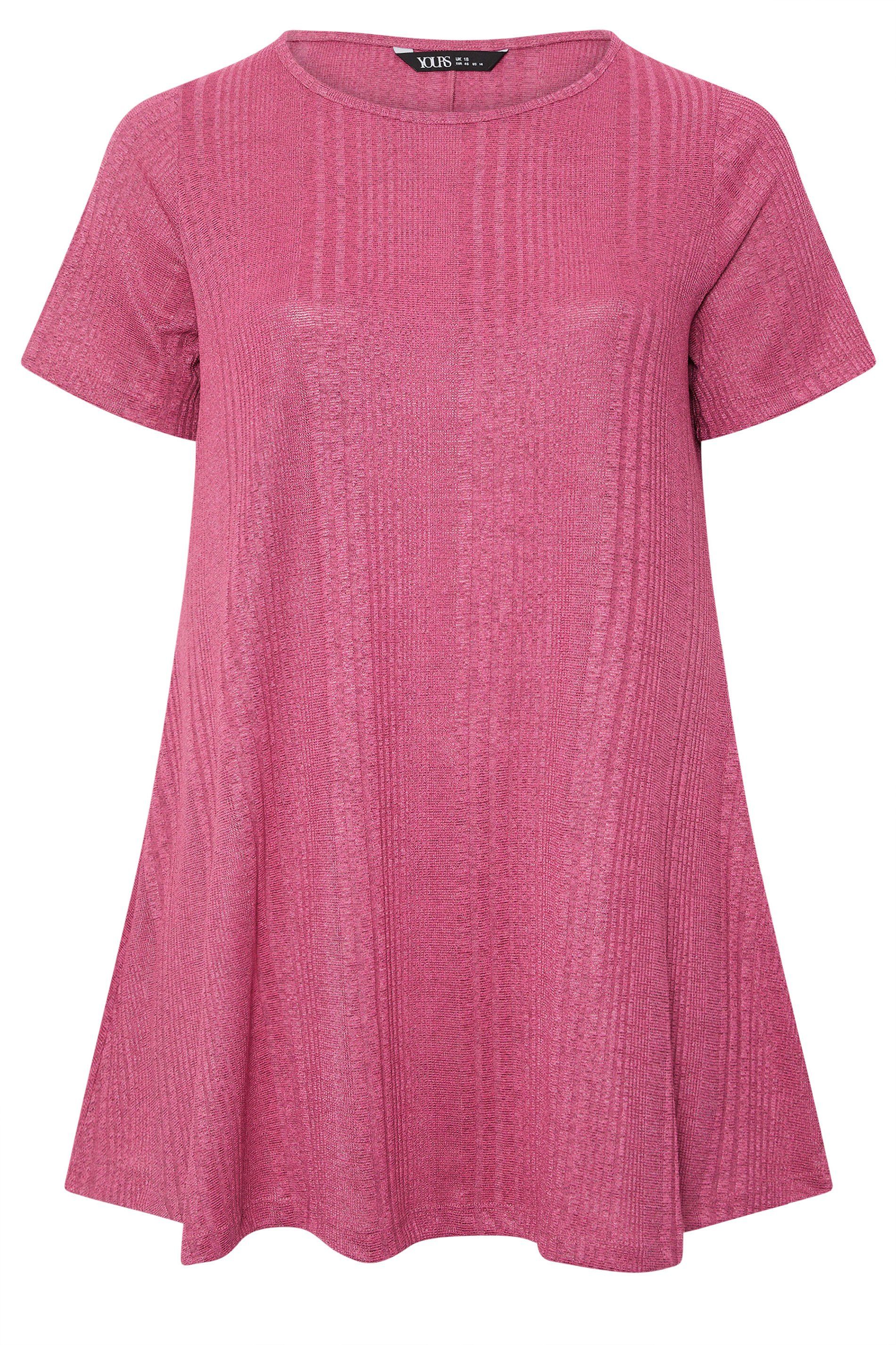 Yours Soft Touch Ribbed Swing T-Shirt