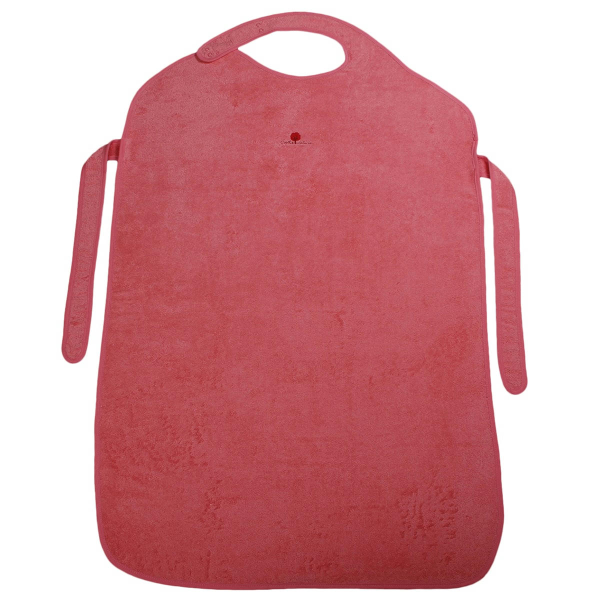 GAMME BIO UNIS - Tablier de bain éponge 70x100 cm Coton bio-Corail