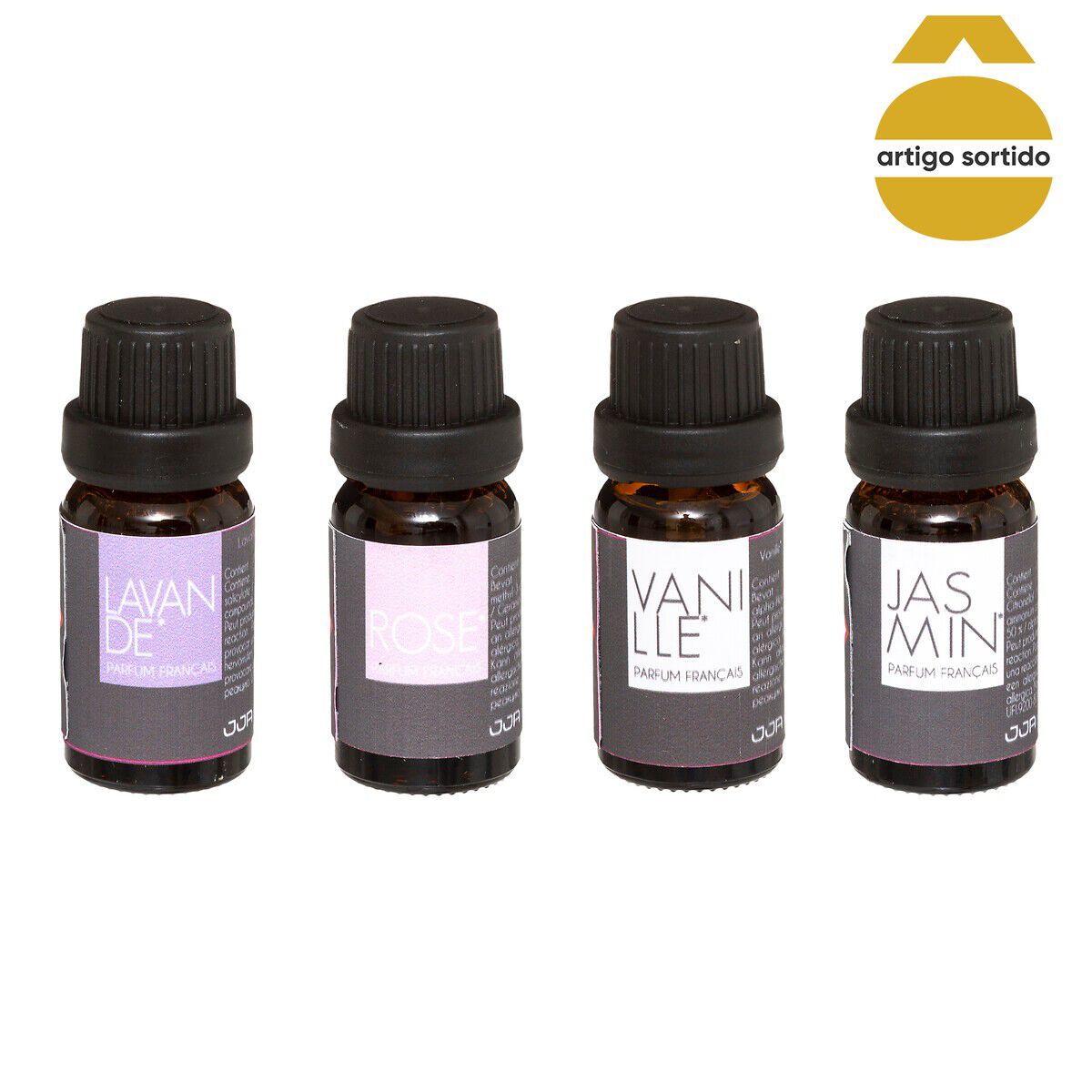 Conjunto 4 frascos óleo perfumado 10ml