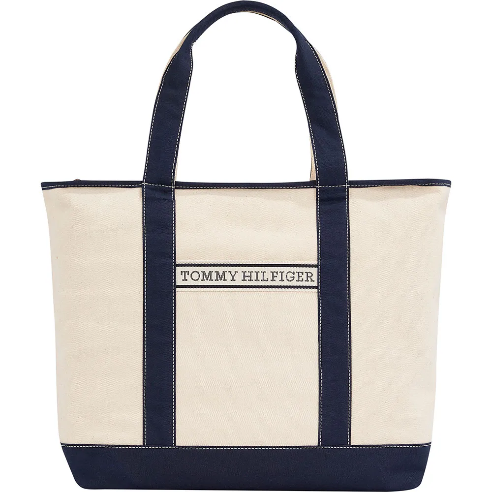 Tommy Hilfiger Summer Canvas Shopper Bag