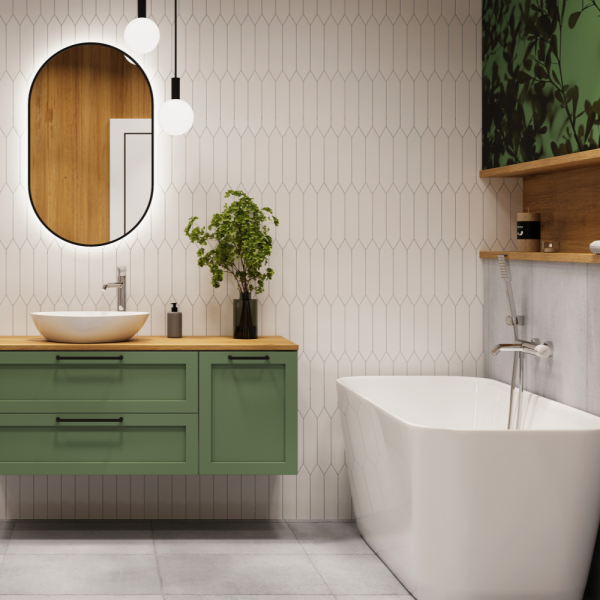 Bateria Wannowa Gabro Plus Invena Trend Chrom