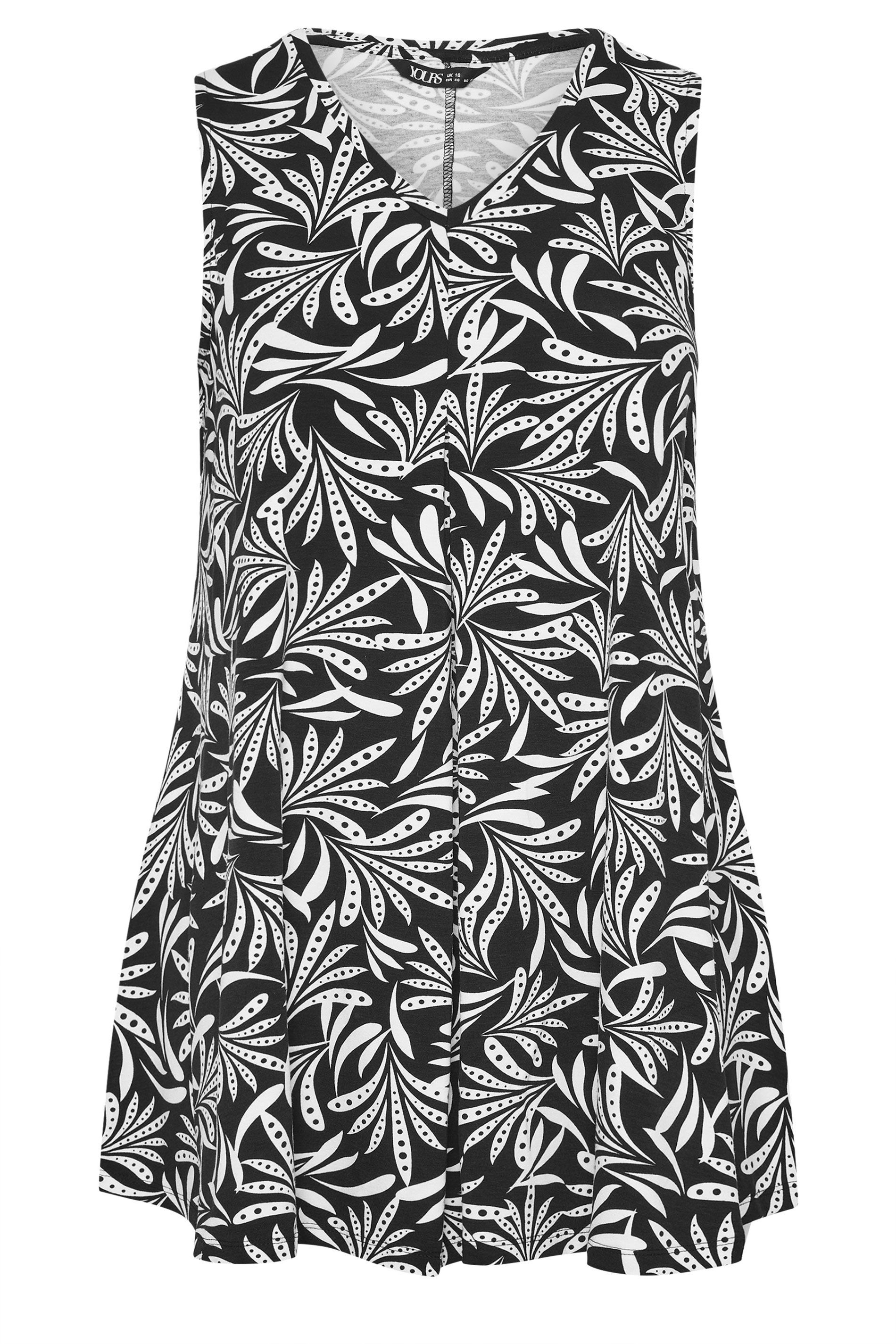 Yours Abstract Print Vest Top