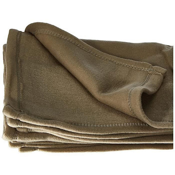 Couverture en polaire unie (220x240 cm - Taupe)