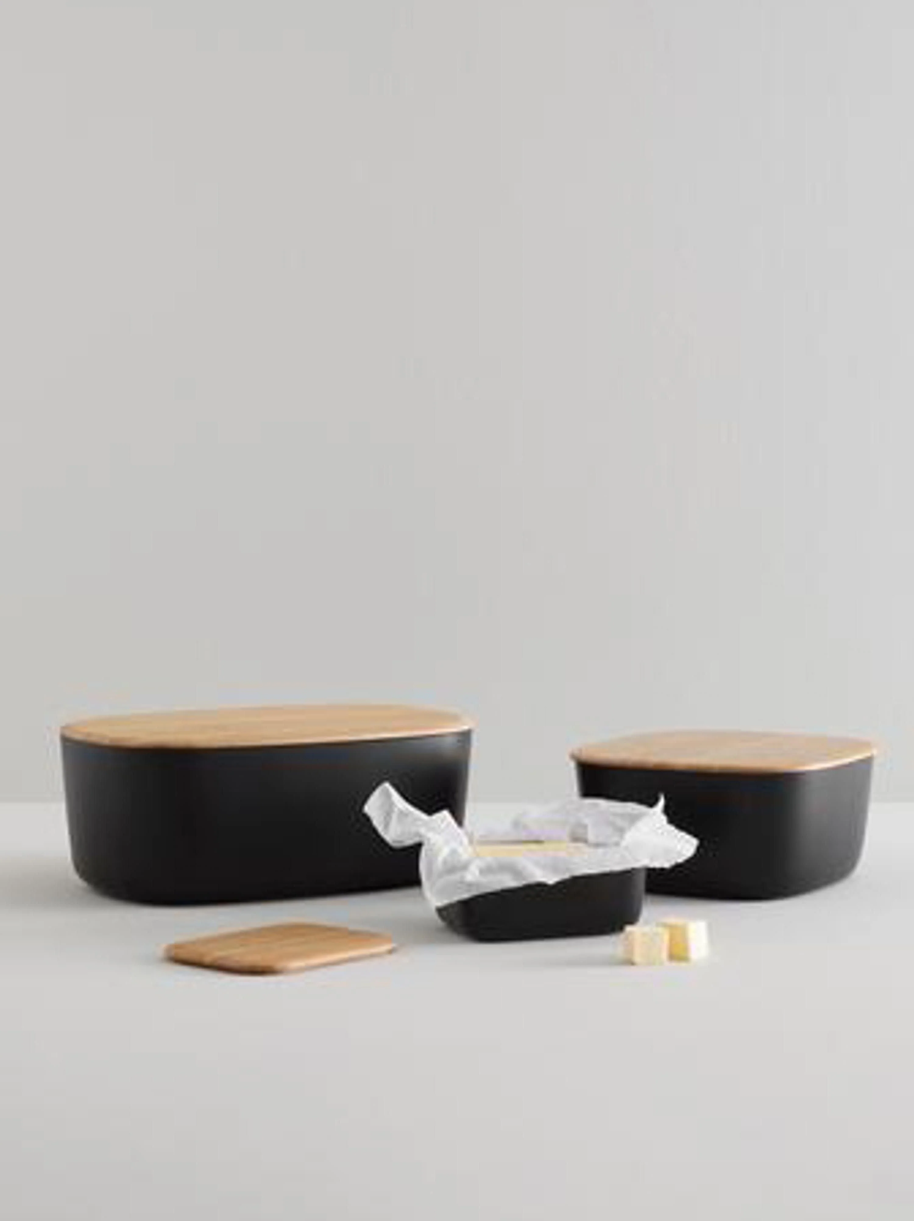 Brotkasten Box-It mit Bambus-Deckel