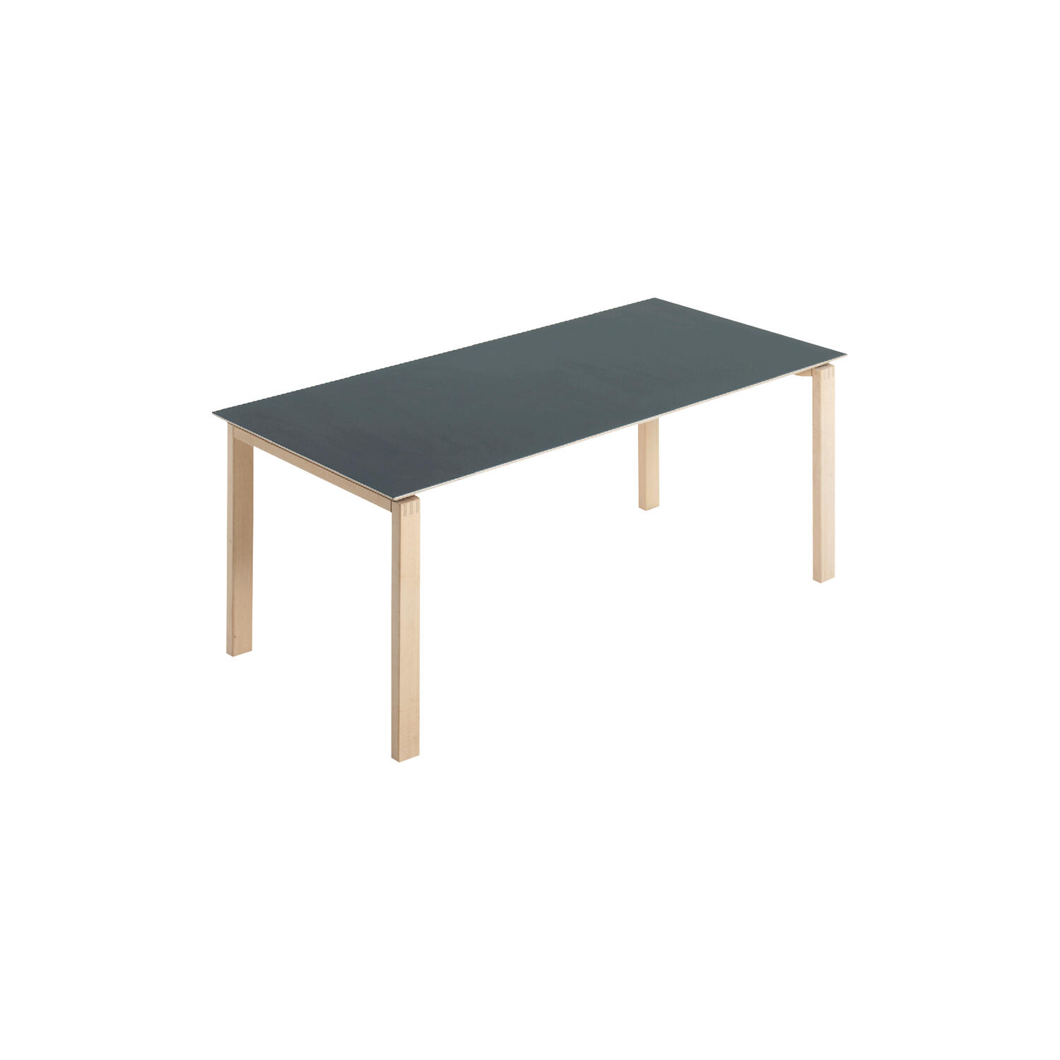 BPS175 Table, untreated oak/4166 charcoal