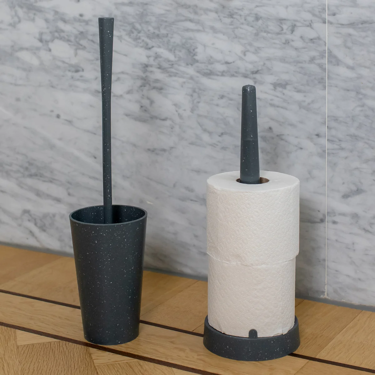 Koziol - Rio Ersatzrollenhalter (Recycelt), nature grey