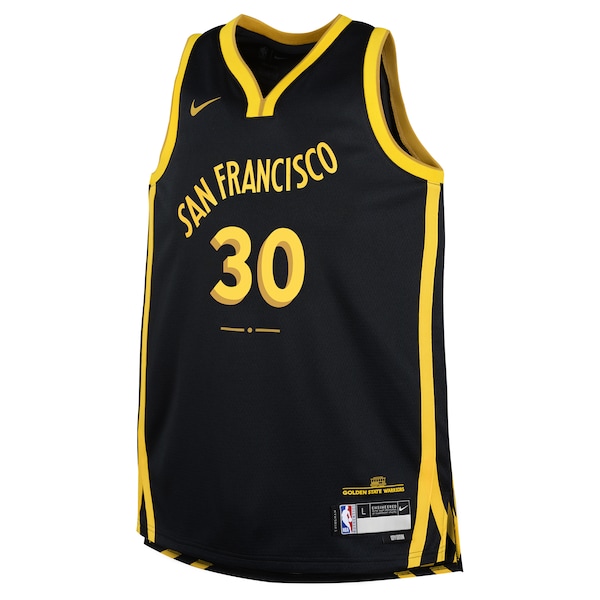 Stephen Curry Golden State Warriors Nike Youth  Swingman Replica Jersey - City Edition - Black