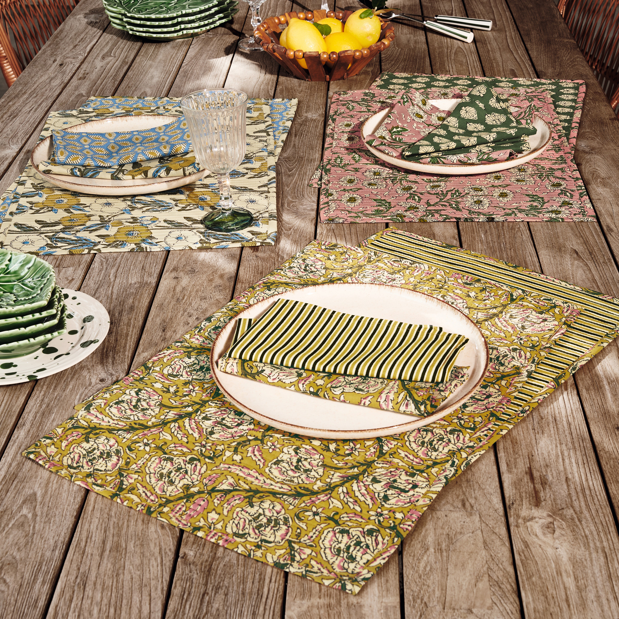 Lot de 2 serviettes de tableIkebana