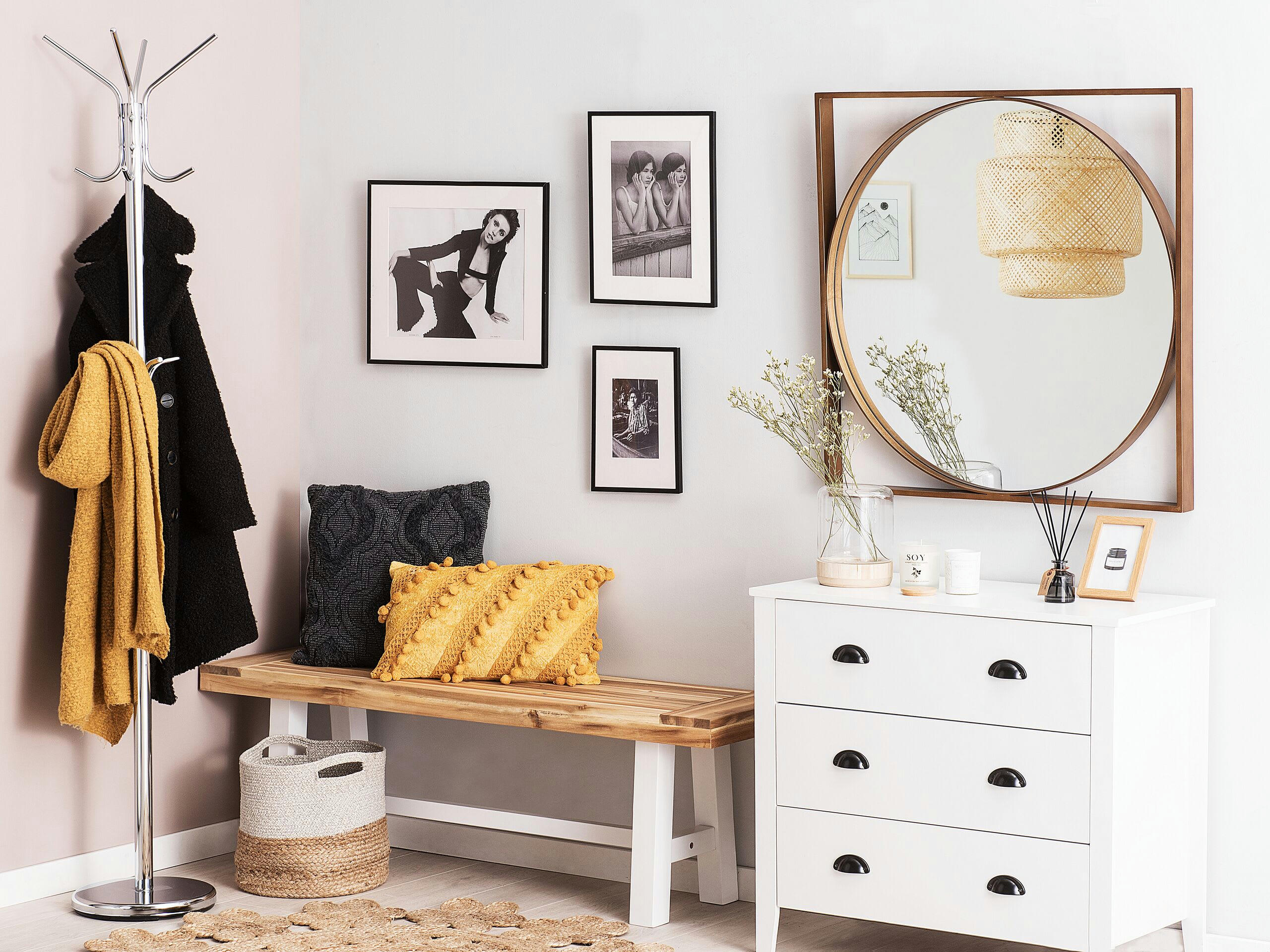 CLAXTON - Porte-manteau argenté