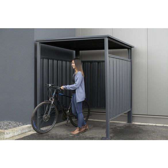 Unterstand, Breite: 180 cm, anthrazit