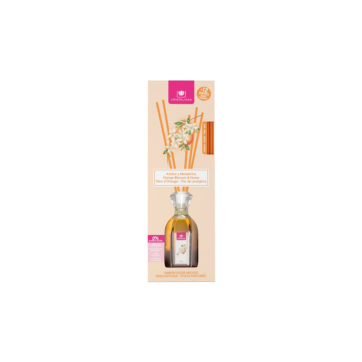 Ambientador mikado perfumado flor de laranjeira 90ml