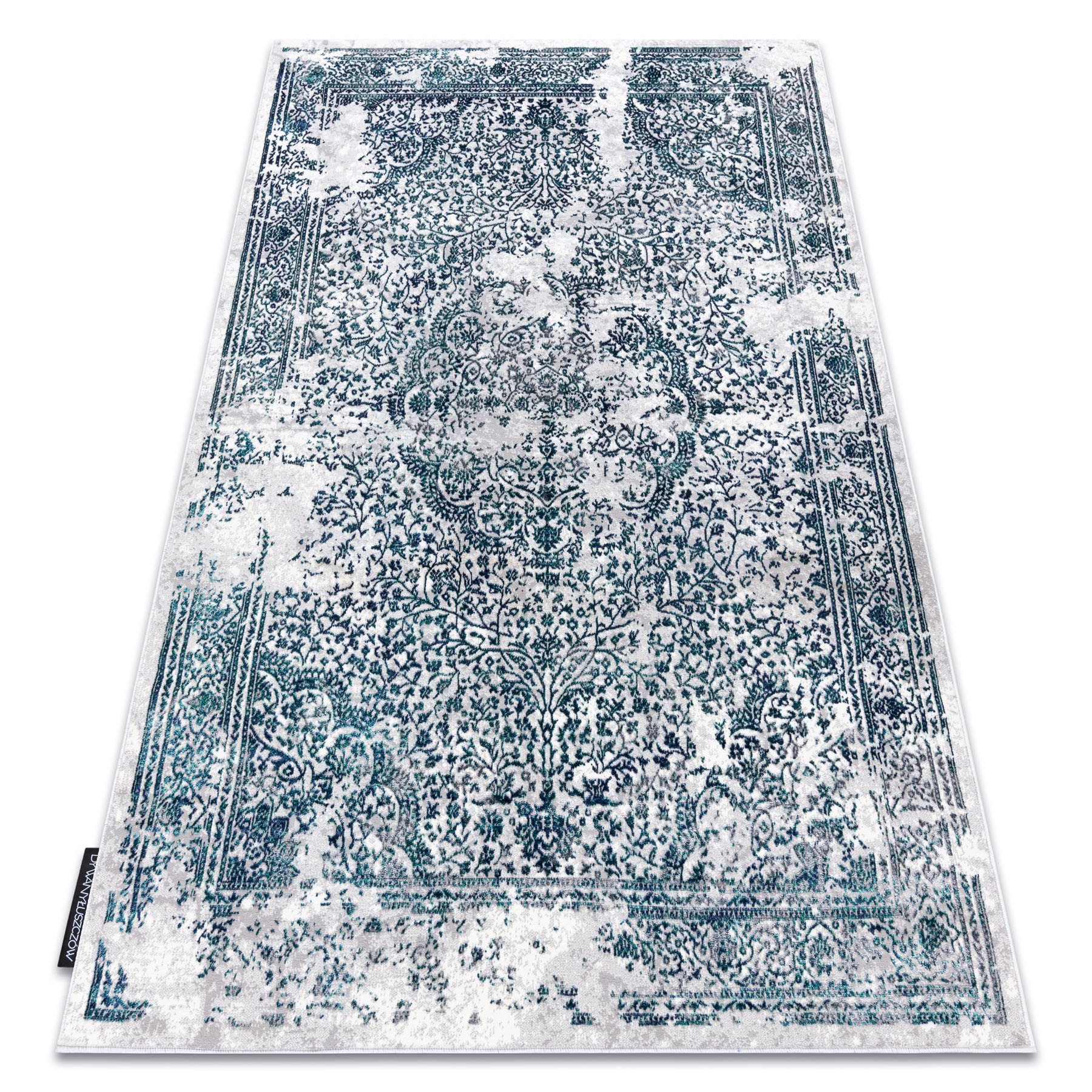 Dywan DE LUXE nowoczesny 2082 Ornament vintage przecierany - 120x170 cm