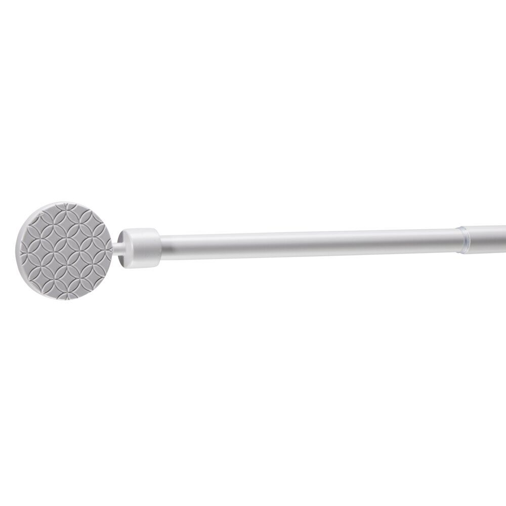Kit tringle grise L95-180cm
