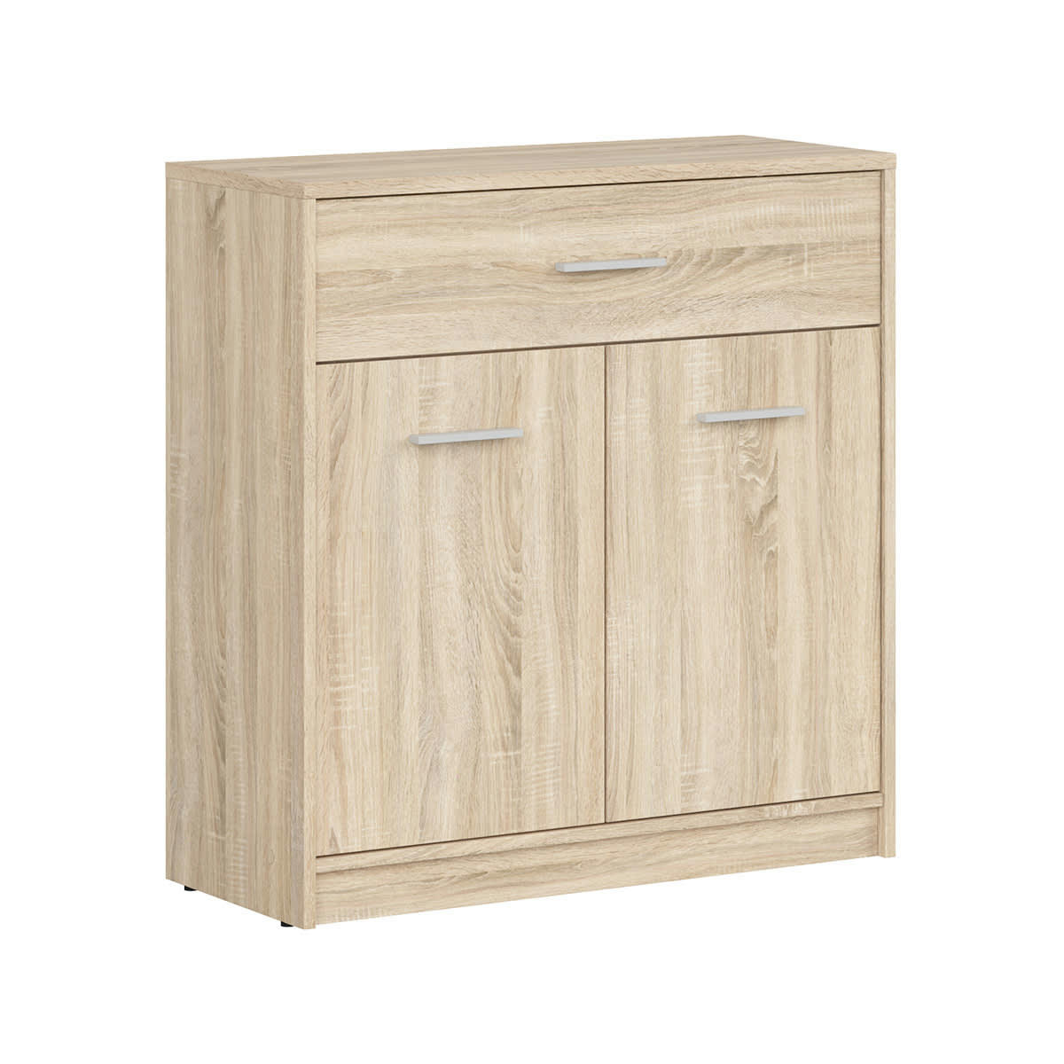 - Buffet 1 tiroir 2 portes stratifiés naturel