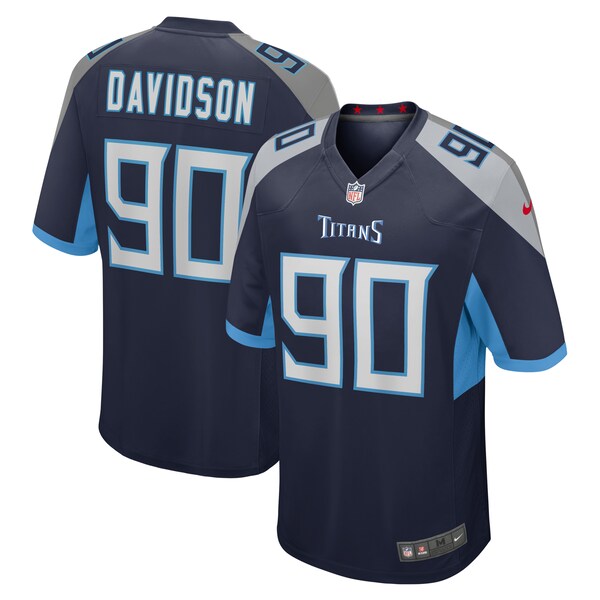 Marlon Davidson Tennessee Titans Nike  Game Jersey -  Navy