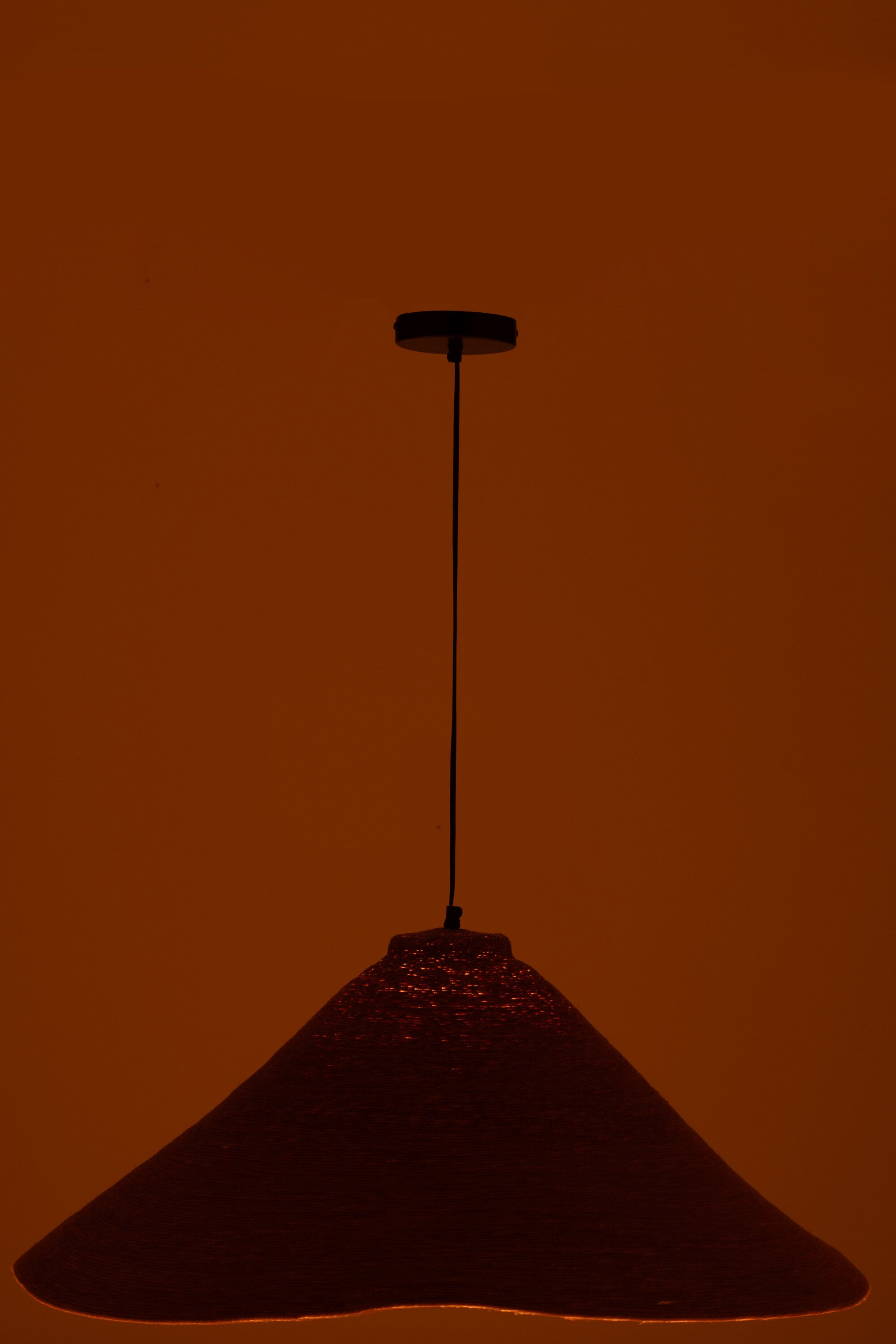 J-Line hanglamp - zeegras - roest
