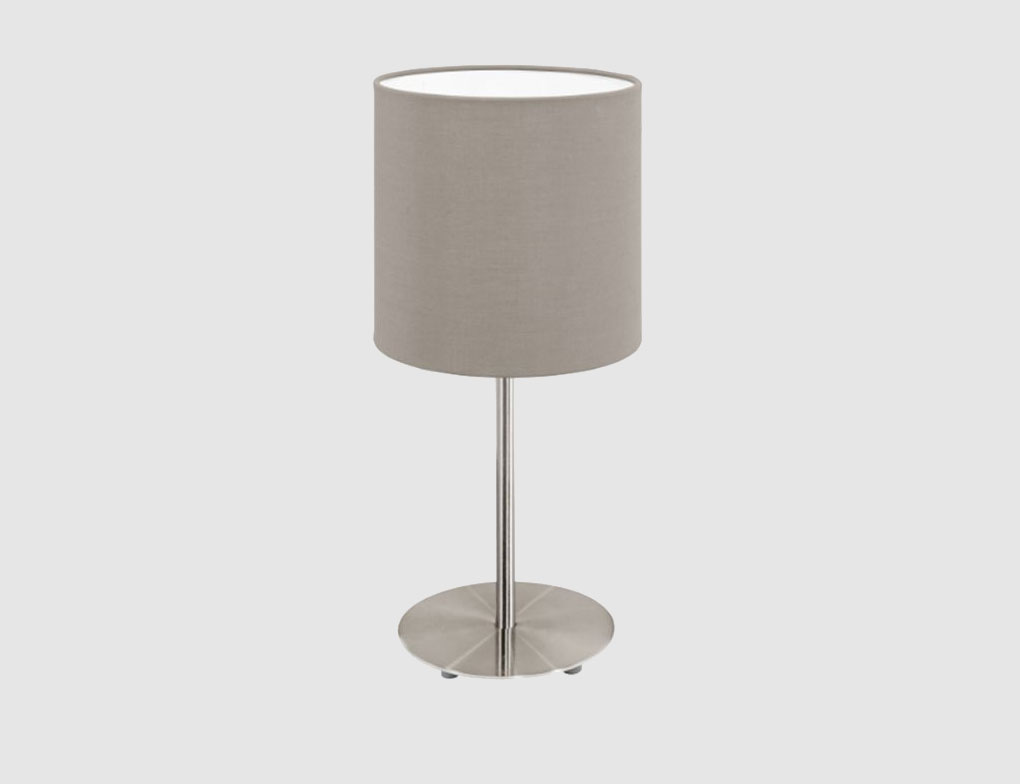 Tischleuchte Taupe