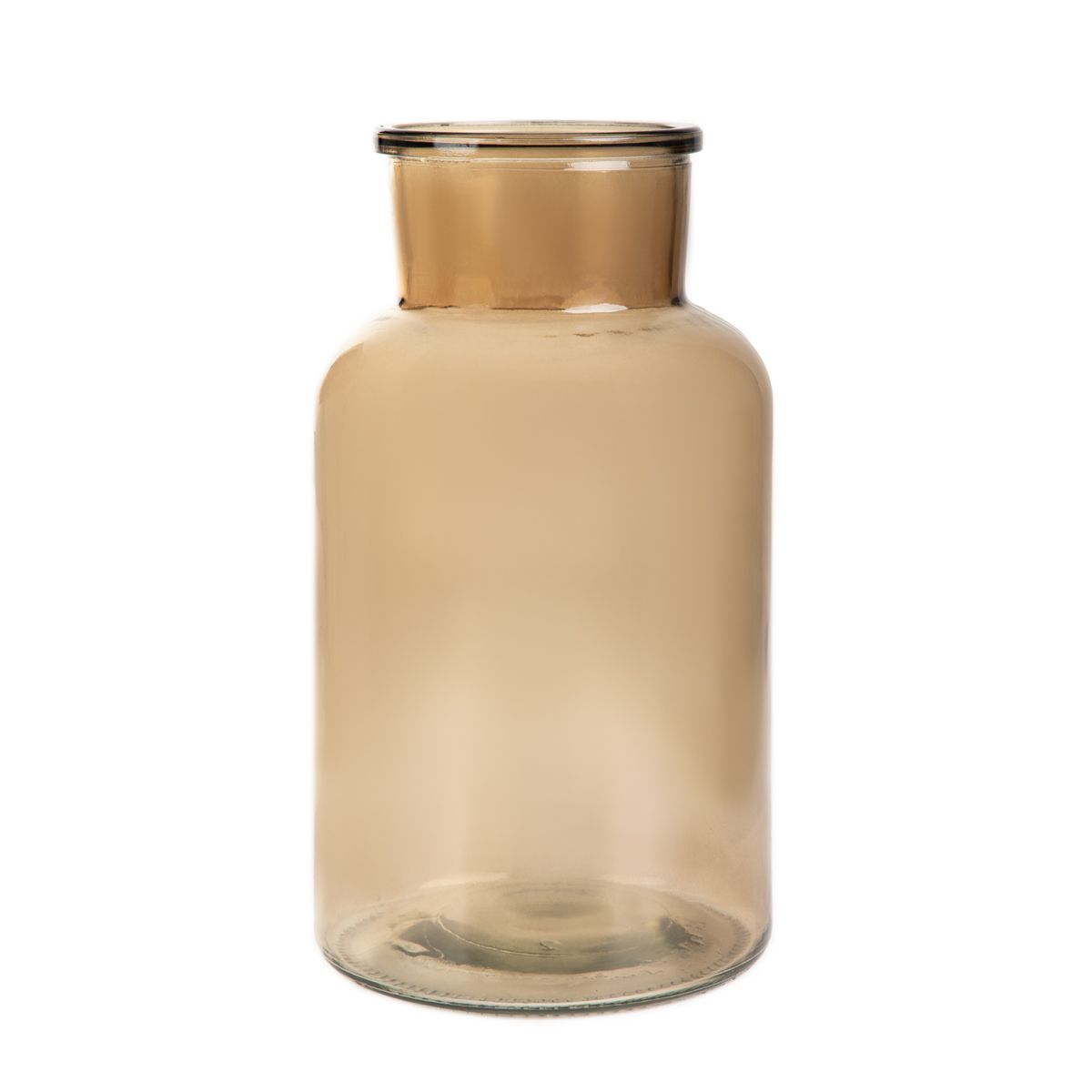 Wazon TENNO szlany beżowy 14,5x25,5 cm