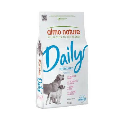 Almo Nature Daily Sterilised All Breeds Pork and Rice