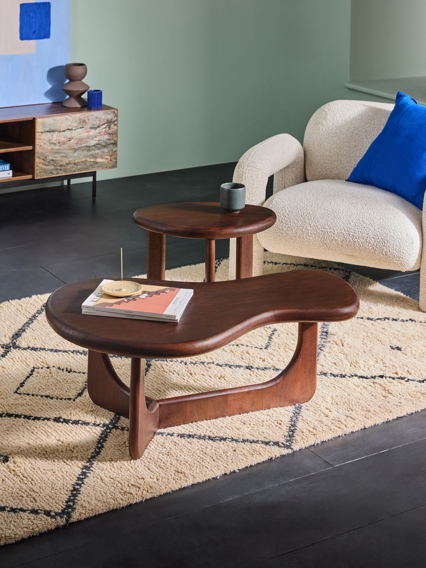 Arlo Coffee Table in Dark Mango Wood