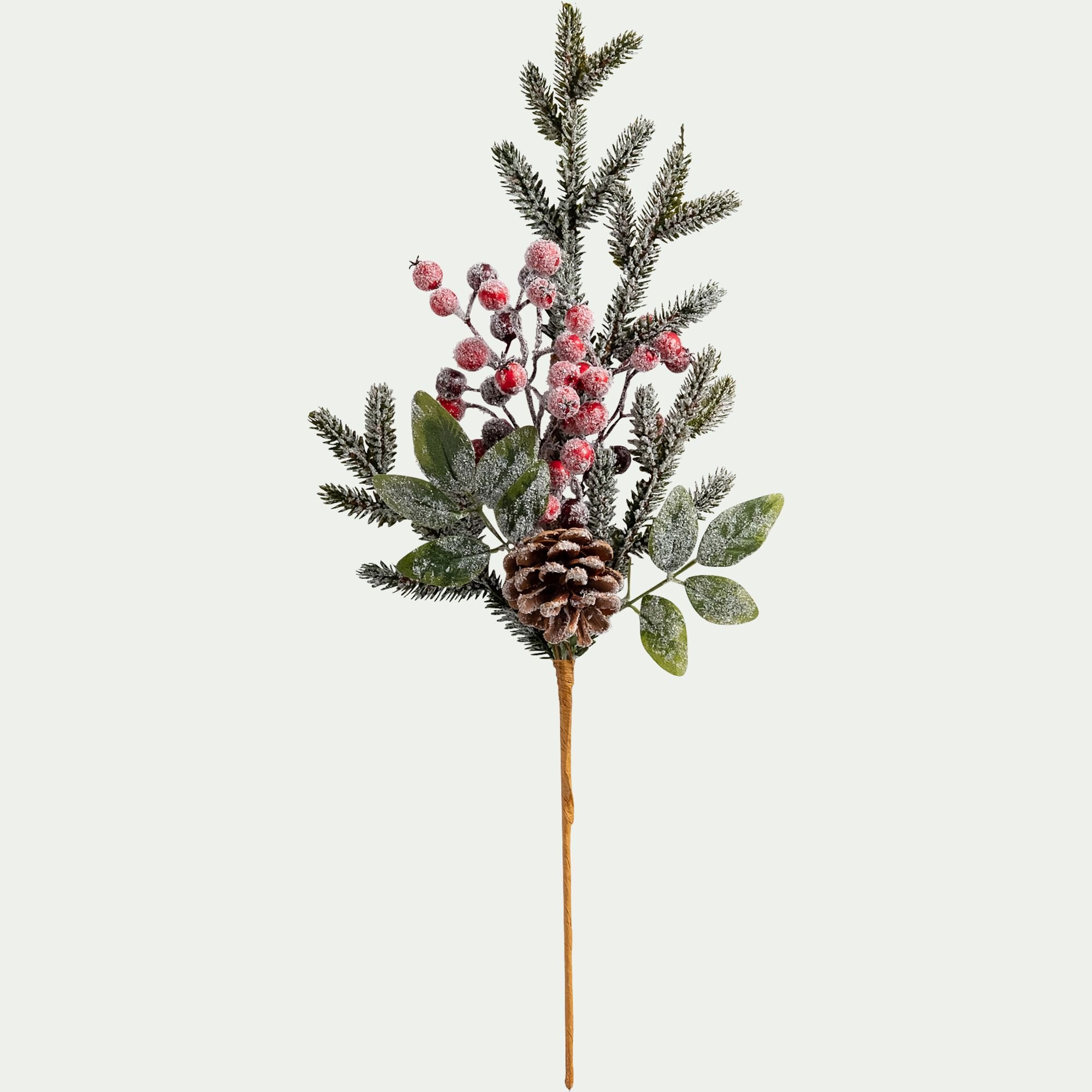 PRABAI - Branchage de Noël artificiel de pin H50cm - vert