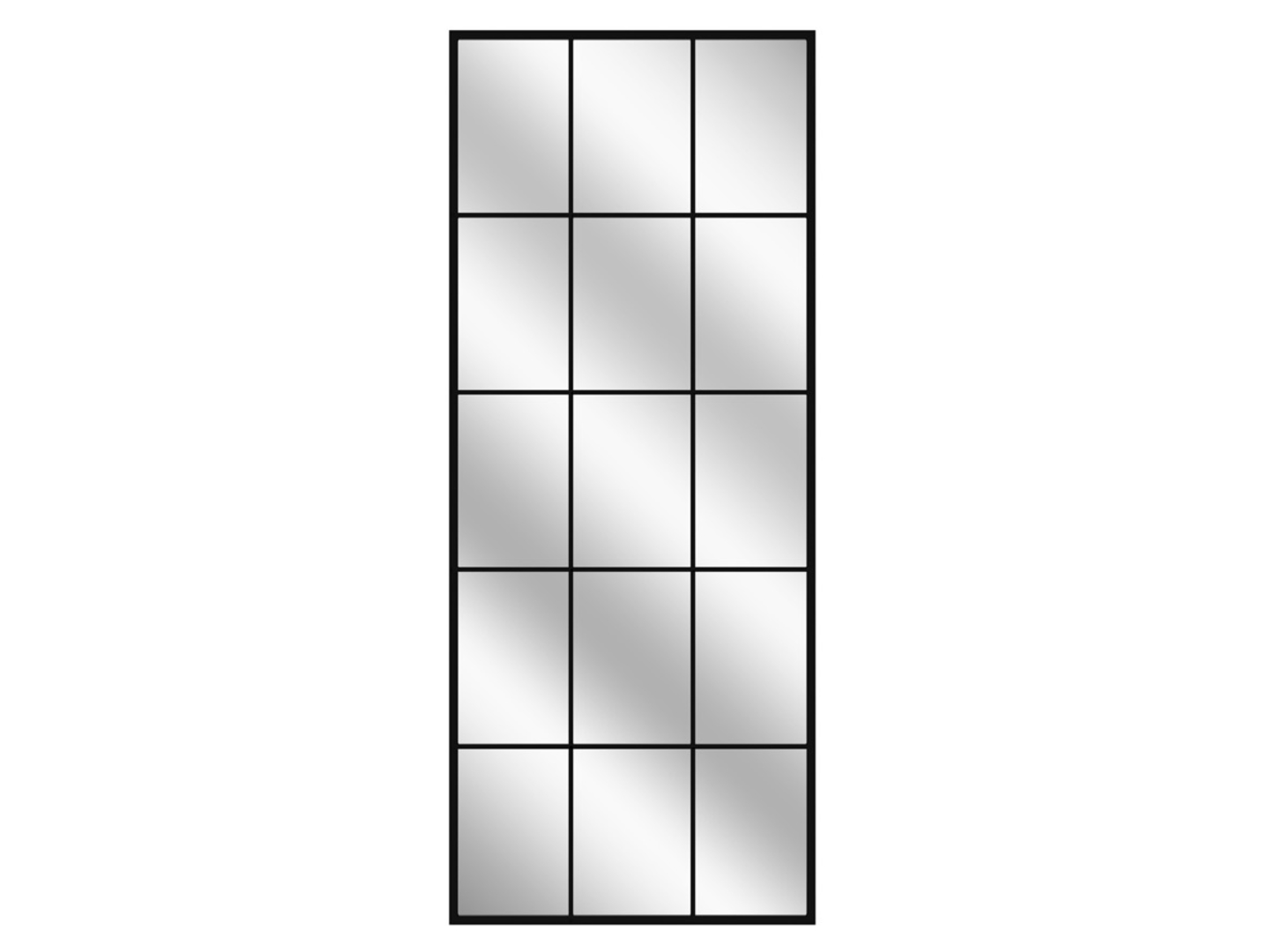 Lustro ścienne Loft William 60x150 cm czarne