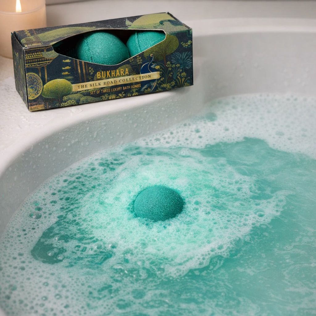 Candlelight The Silk Road Collection Bukhara Windermere Bath Bomb Gift Set