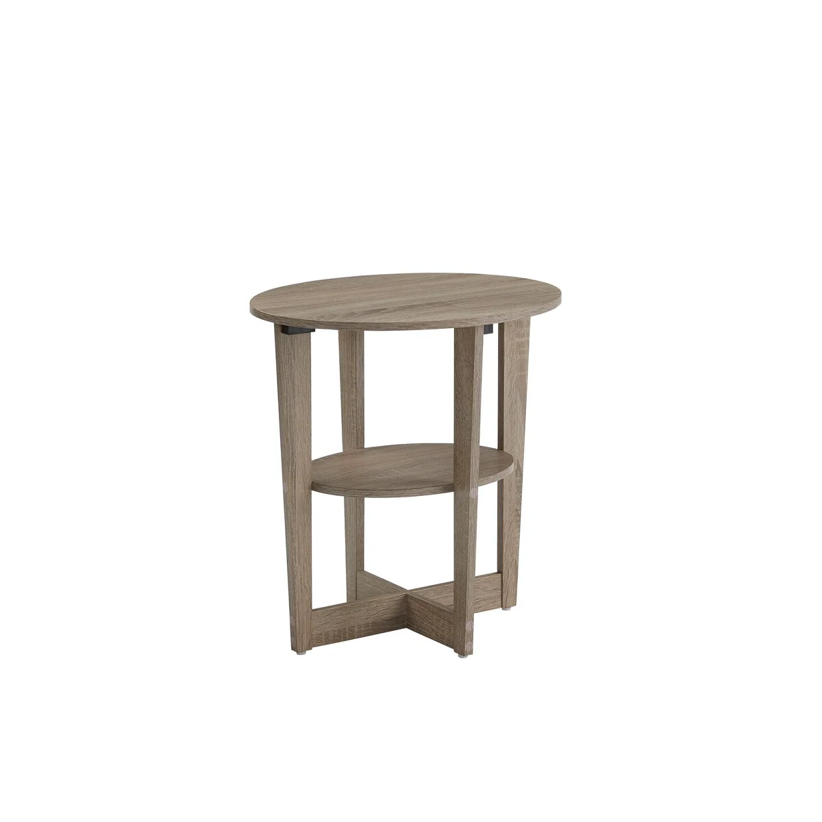 Cessna Oval Bedside Table