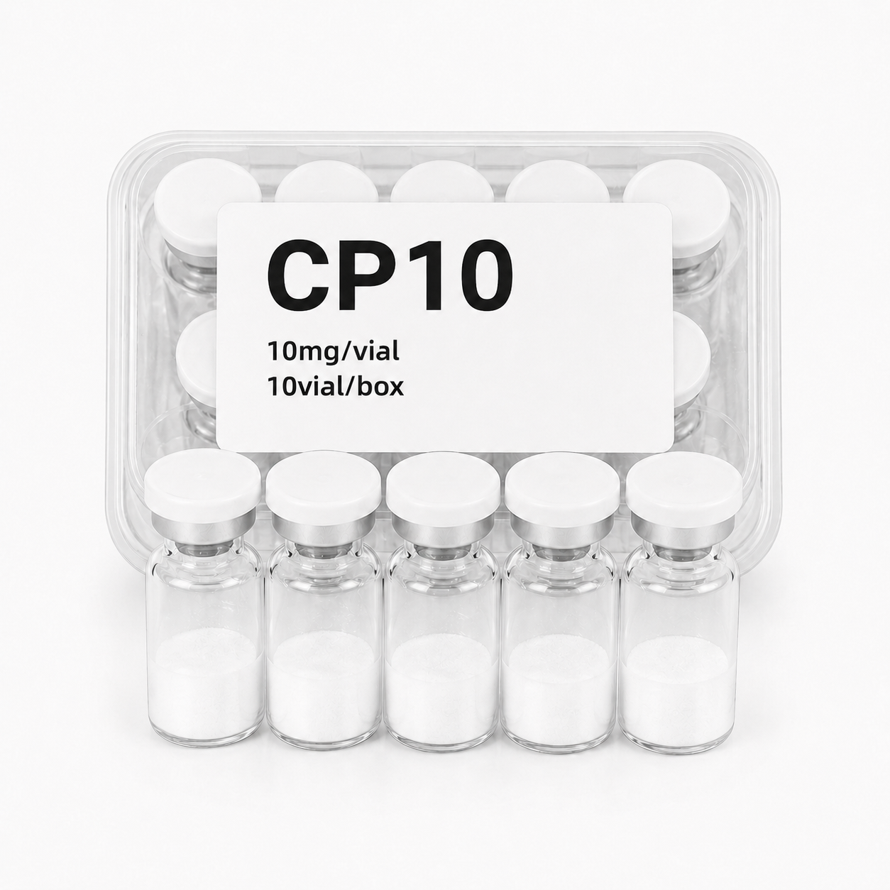 CP10 | CJC-1295 No DAC + Ipamorelin Blend 10mg × 10 Vials