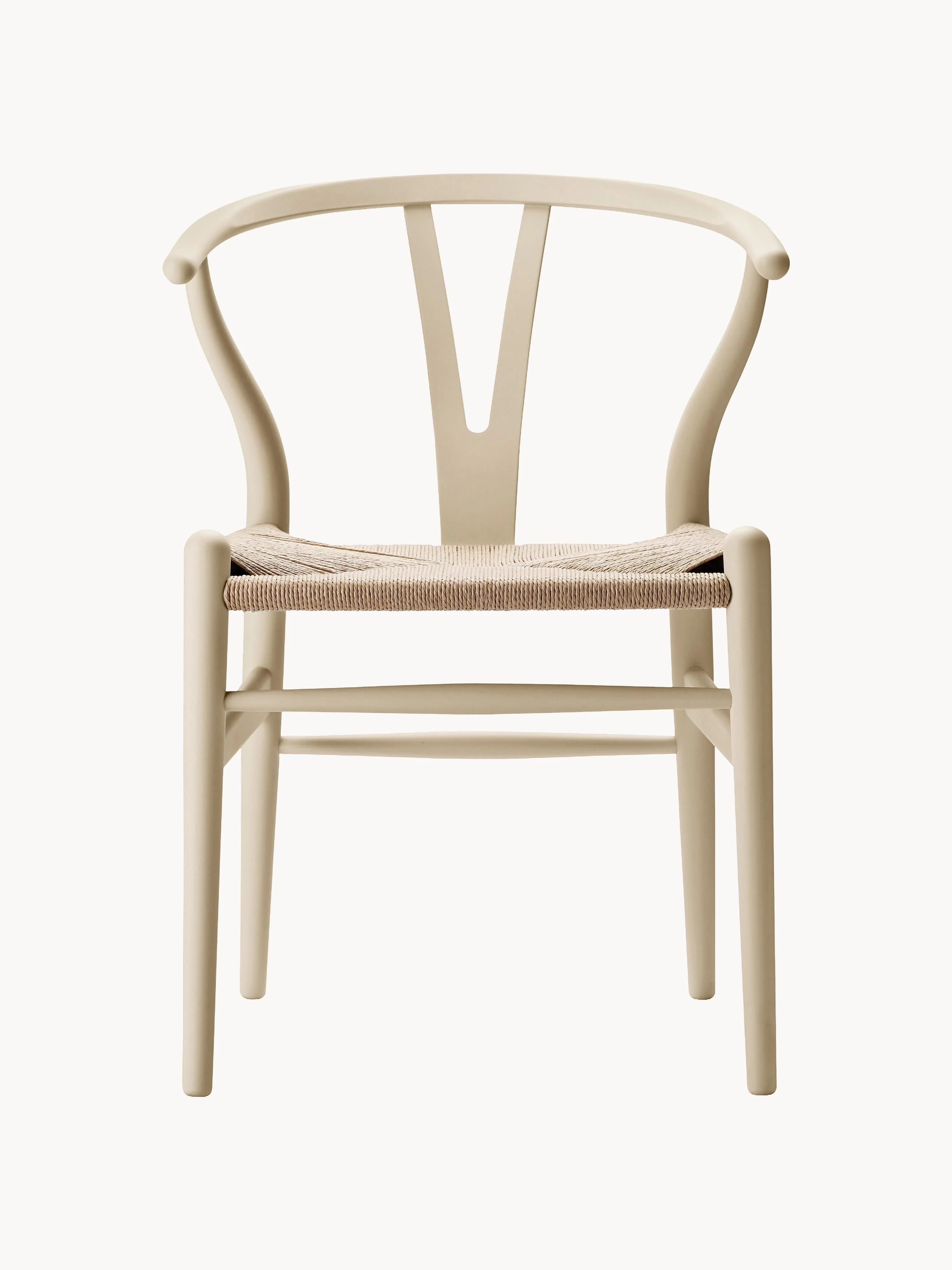 Holzstuhl CH24 Wishbone mit handgeflochtener Sitzfläche
