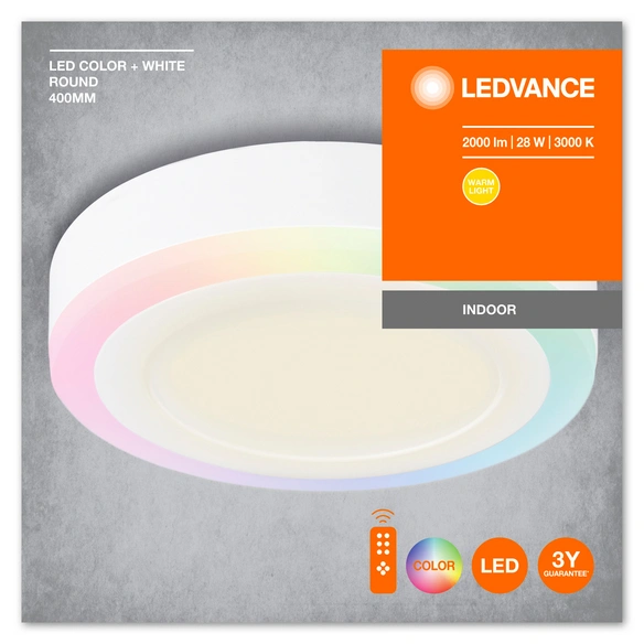 Wand-/Deckenleuchte »LED COLOR   WHITE«, LED, inkl. Leuchtmittel, 3000 K