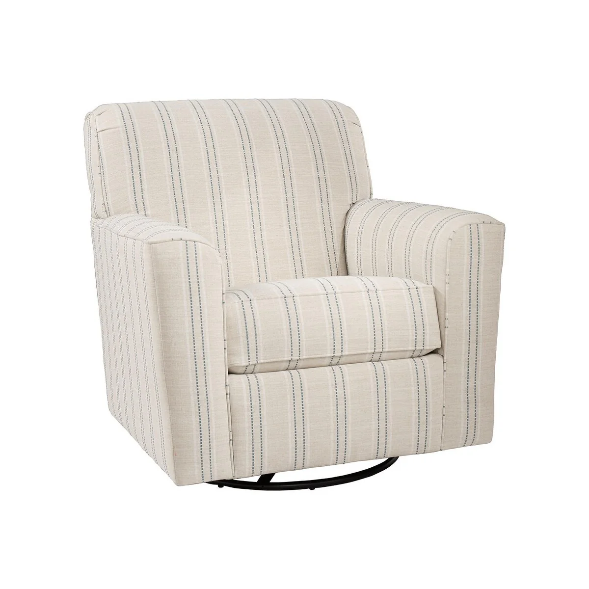 Alandari Grey Swivel Accent Chair