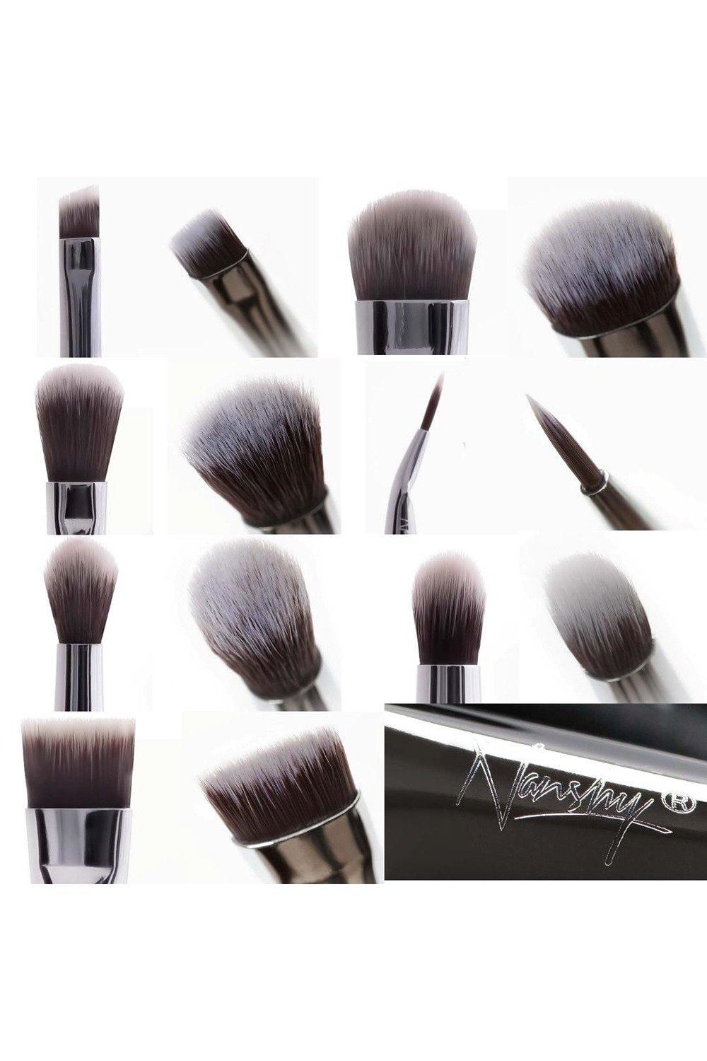 Nanshy The Eye Brush Set (7 Makeup Brushes - Black)