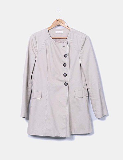 Camaïeu Beige denim raincoat