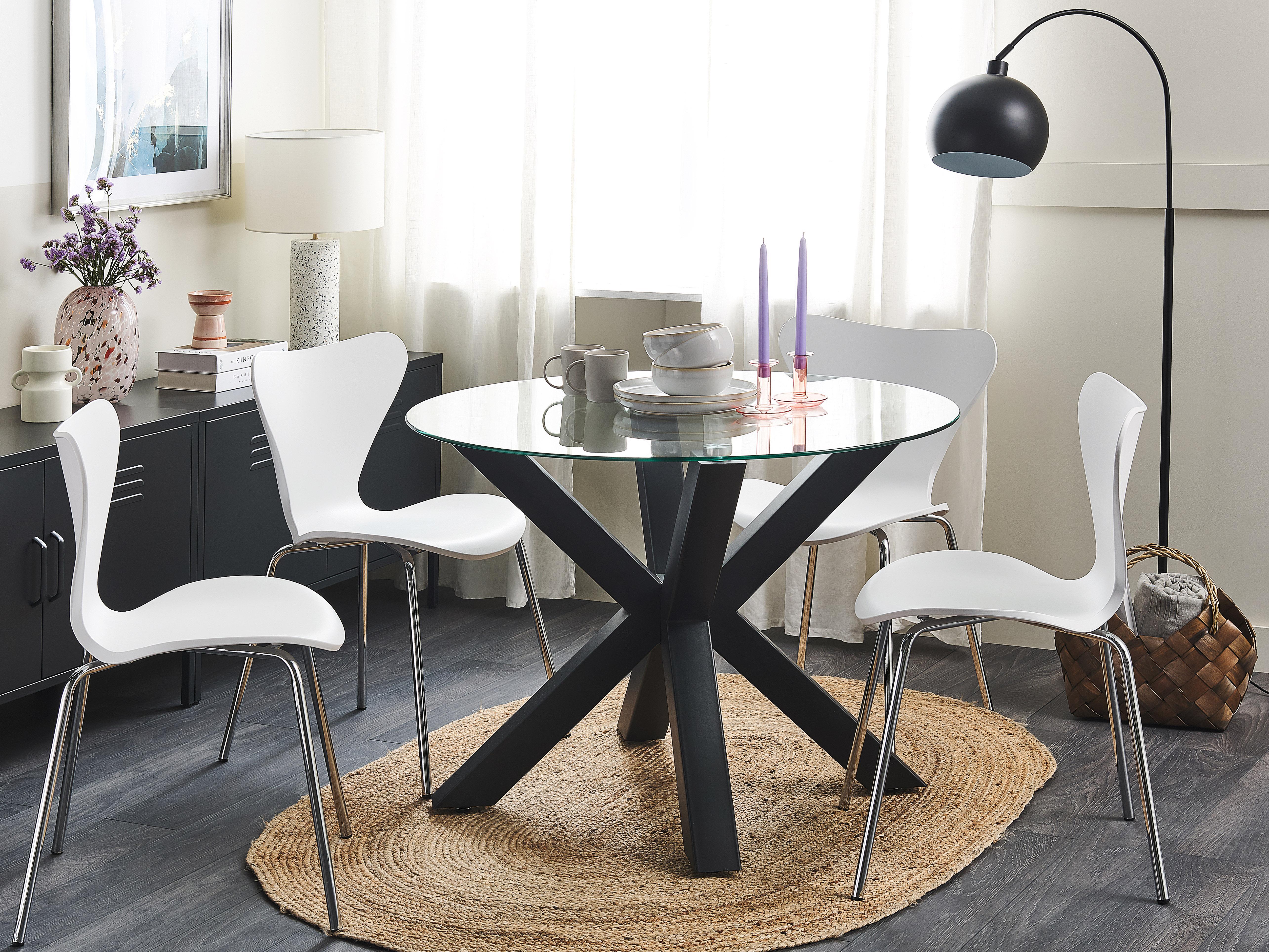 Dining Table OTIUM Black 100 cm 100 cm