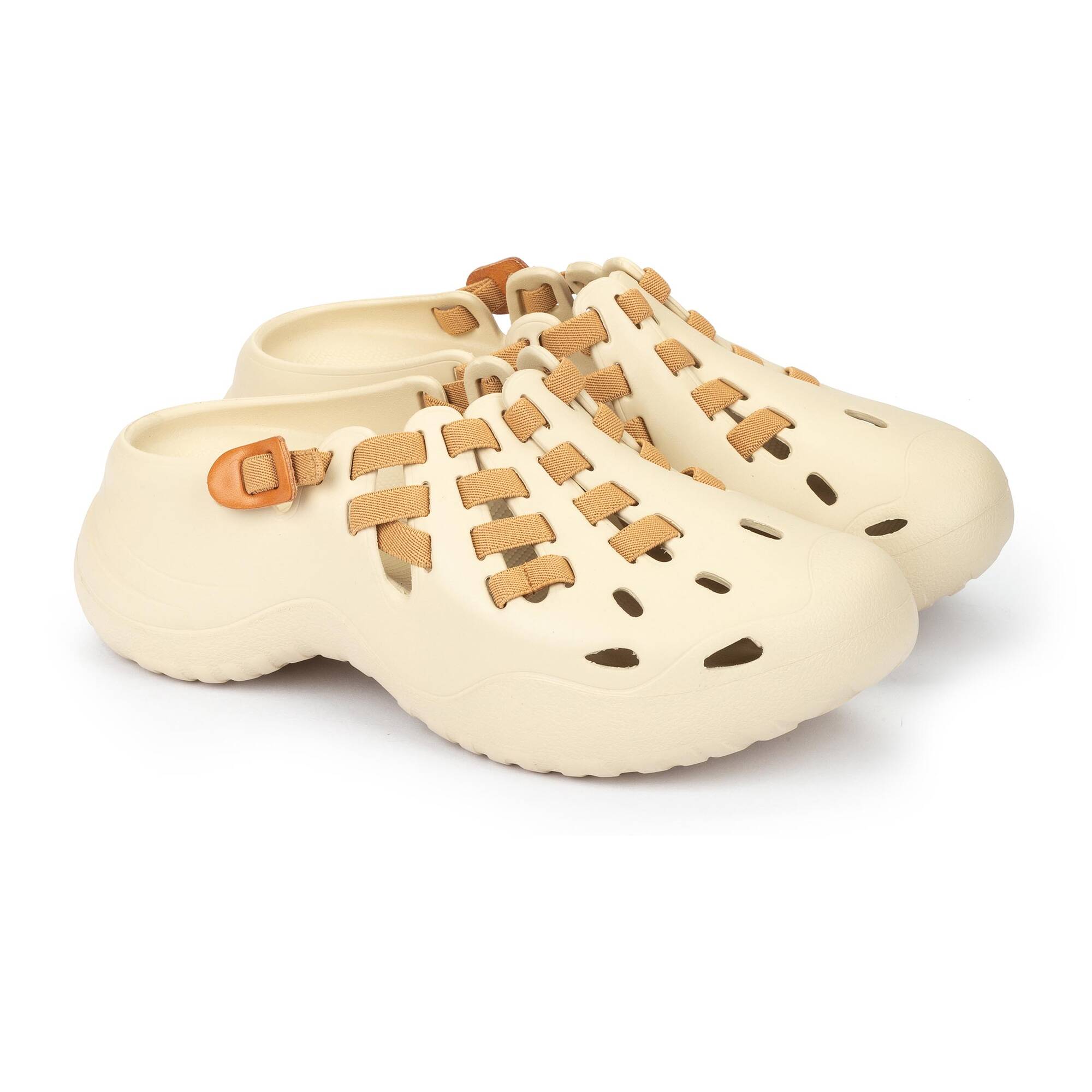 ROMANA - Zuecos acolchados con elásticos para mujer