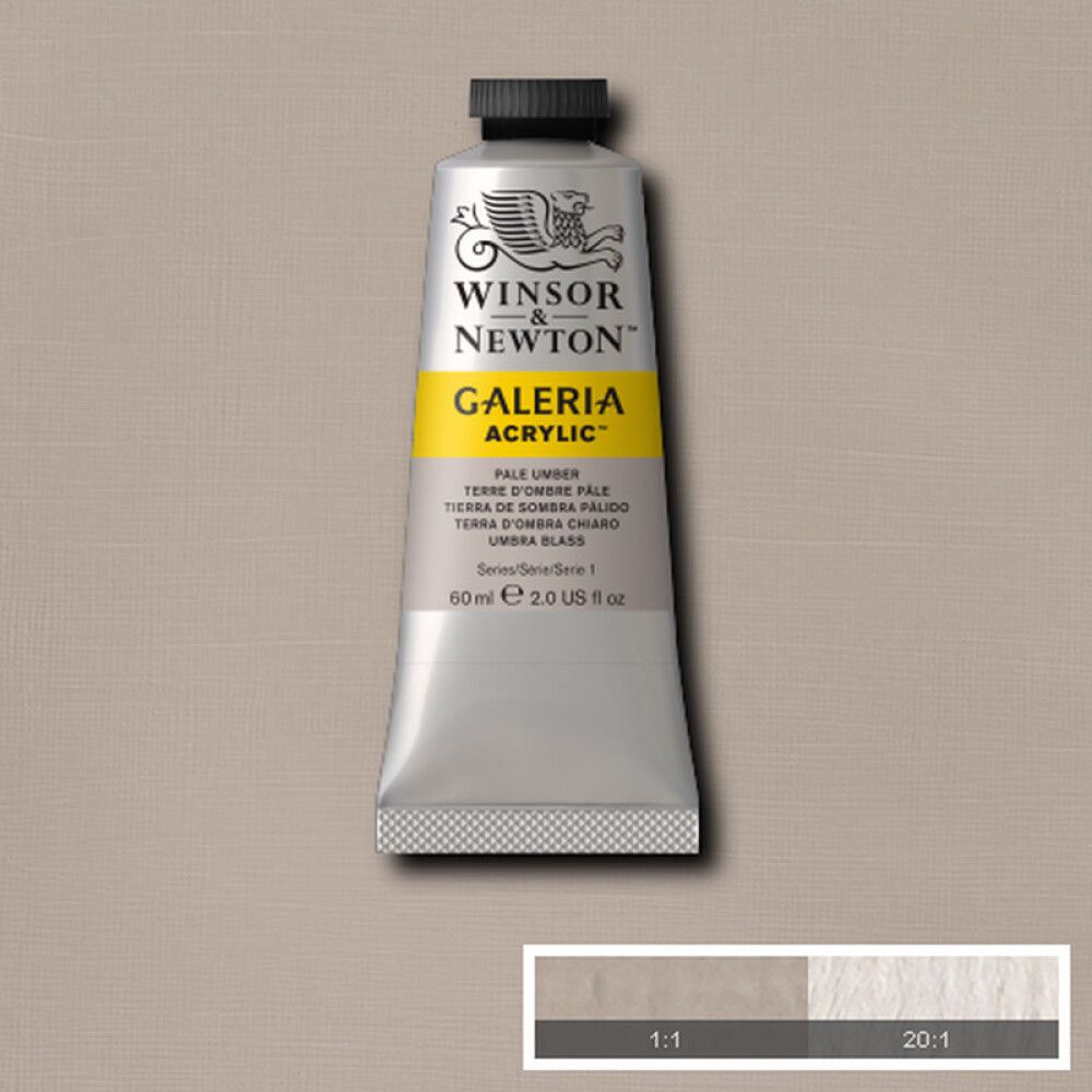 AKRYLFARGE W&N GALERIA NR 438 UMBRA BLASS 60ML