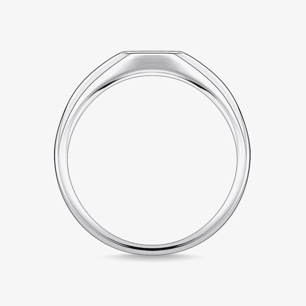 THOMAS SABO Silver Engraved Cubic Zirconia Star Ring TR2314-051-14-58