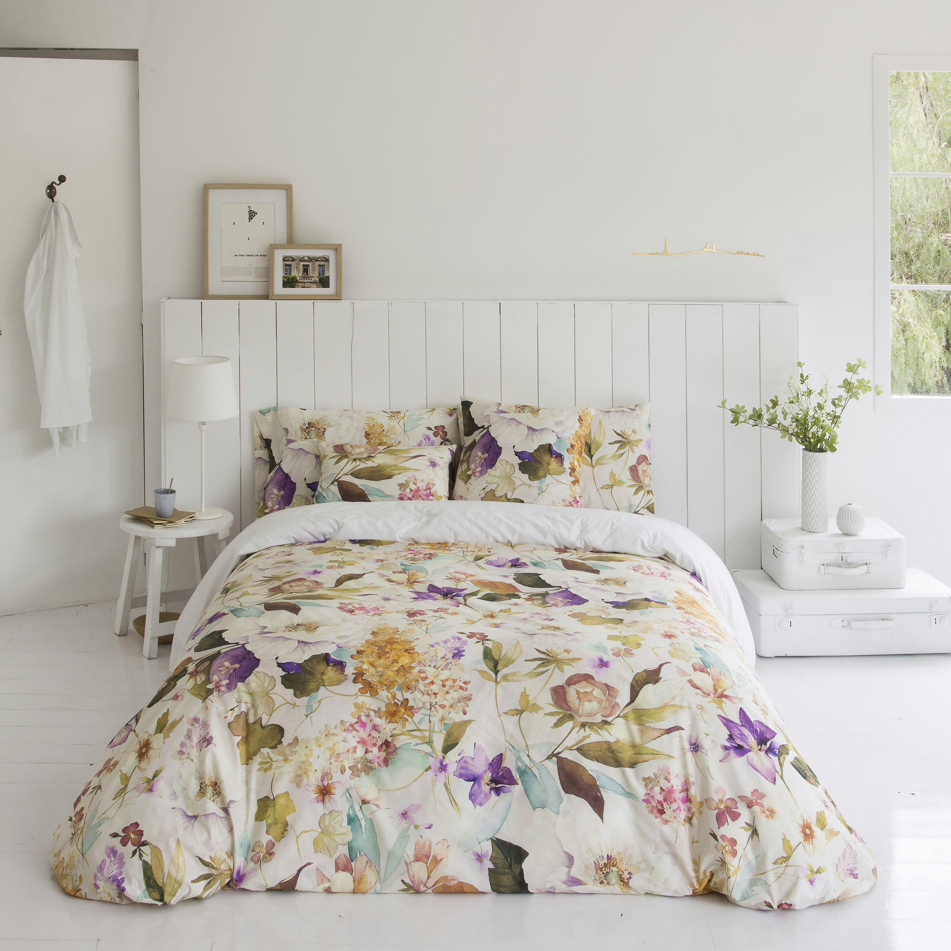 DAGOSTINI - Housse de couette imprimé en percale Coton Multicolore 140x200 cm