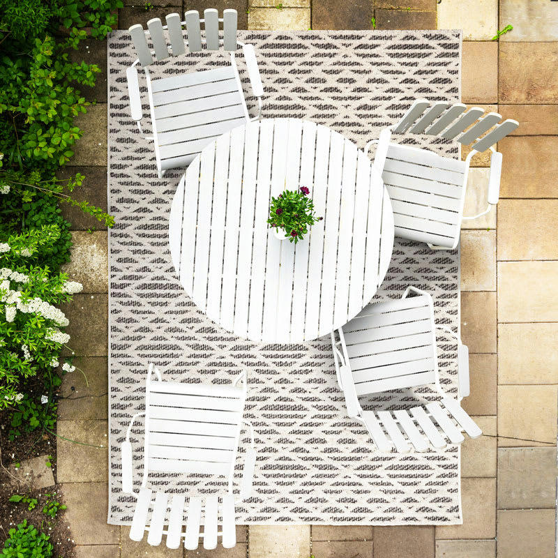 DEHORS-DEDANS - Tapis pour intérieur-extérieur gris 120x170