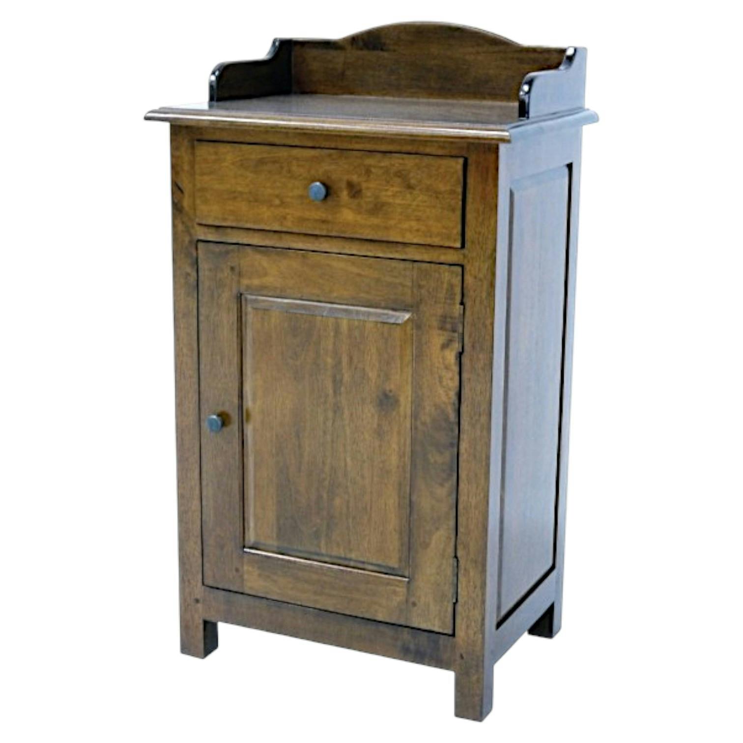 Meuble de rangement Hévéa 1 porte, 1 tiroir 55x38x96cm TRADITION