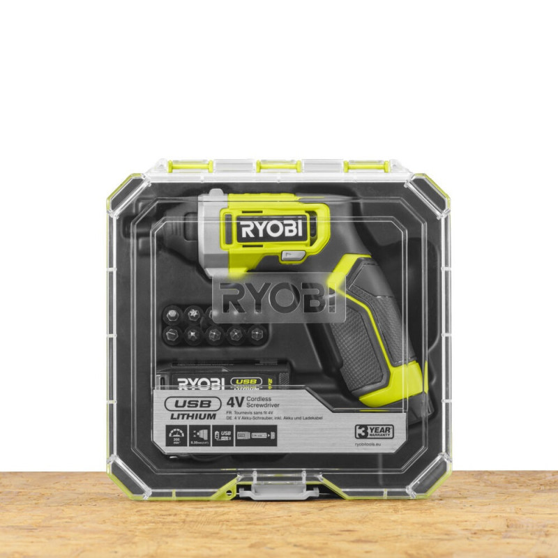 Tournevis sur batterie 4 V 2 Ah RYOBI