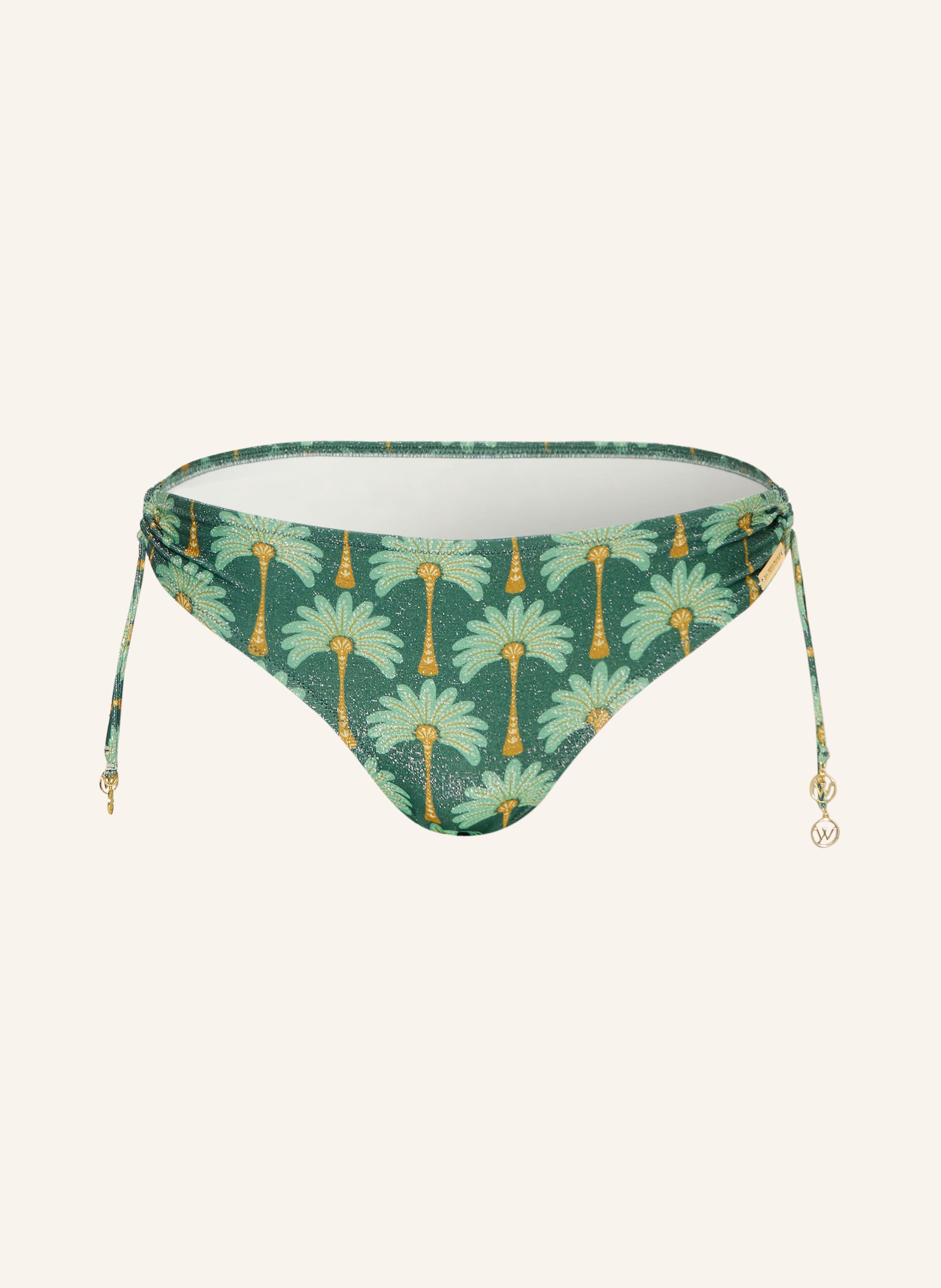 watercult Basic-Bikini-Hose TROPICAL MUSE mit Glitzergarn