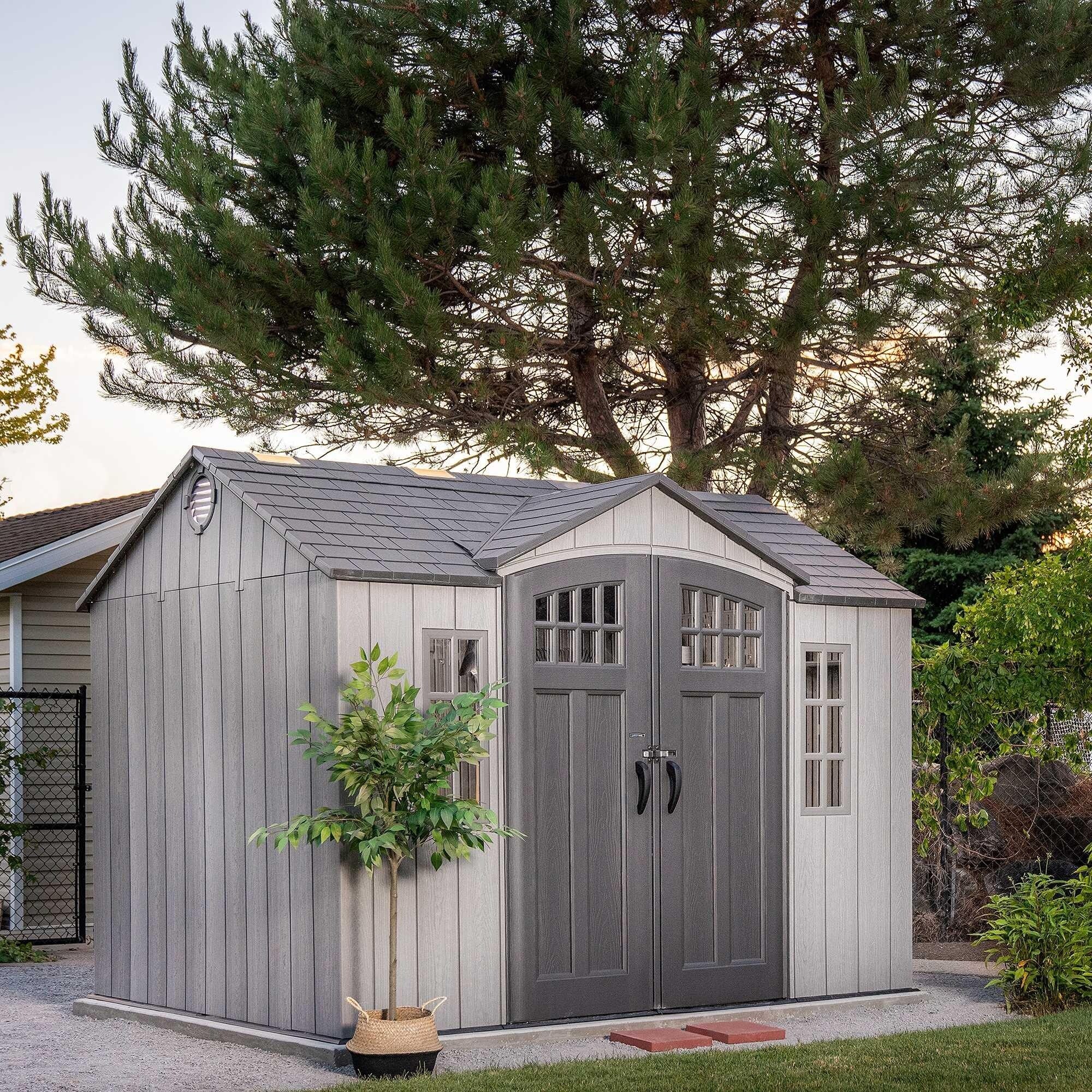 Lifetime 10 FT. x 8 FT Outdoor Storage Shed
