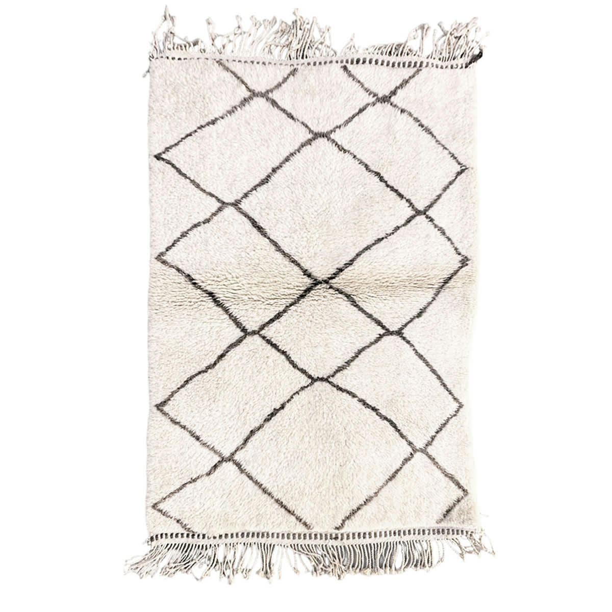 BERBERE - Tapis berbère marocain pure laine 103x162