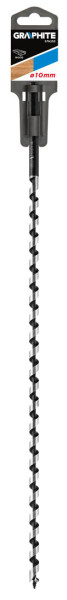 Wiertło do drewna spiralne 10x400mm GRAPHITE 57H253