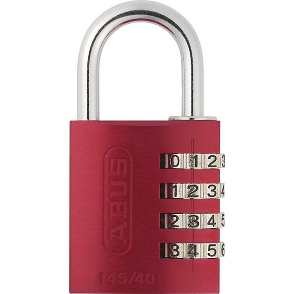 Cadenas chiffre 145 40 rouge - ABUS - 145/40 ROUGE LOCK-TA