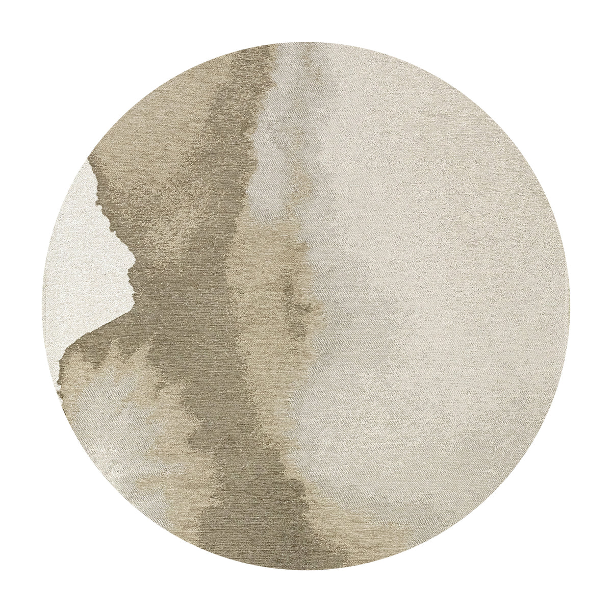 Ecorugs vloerkleed Beach - beige - 140x140cm