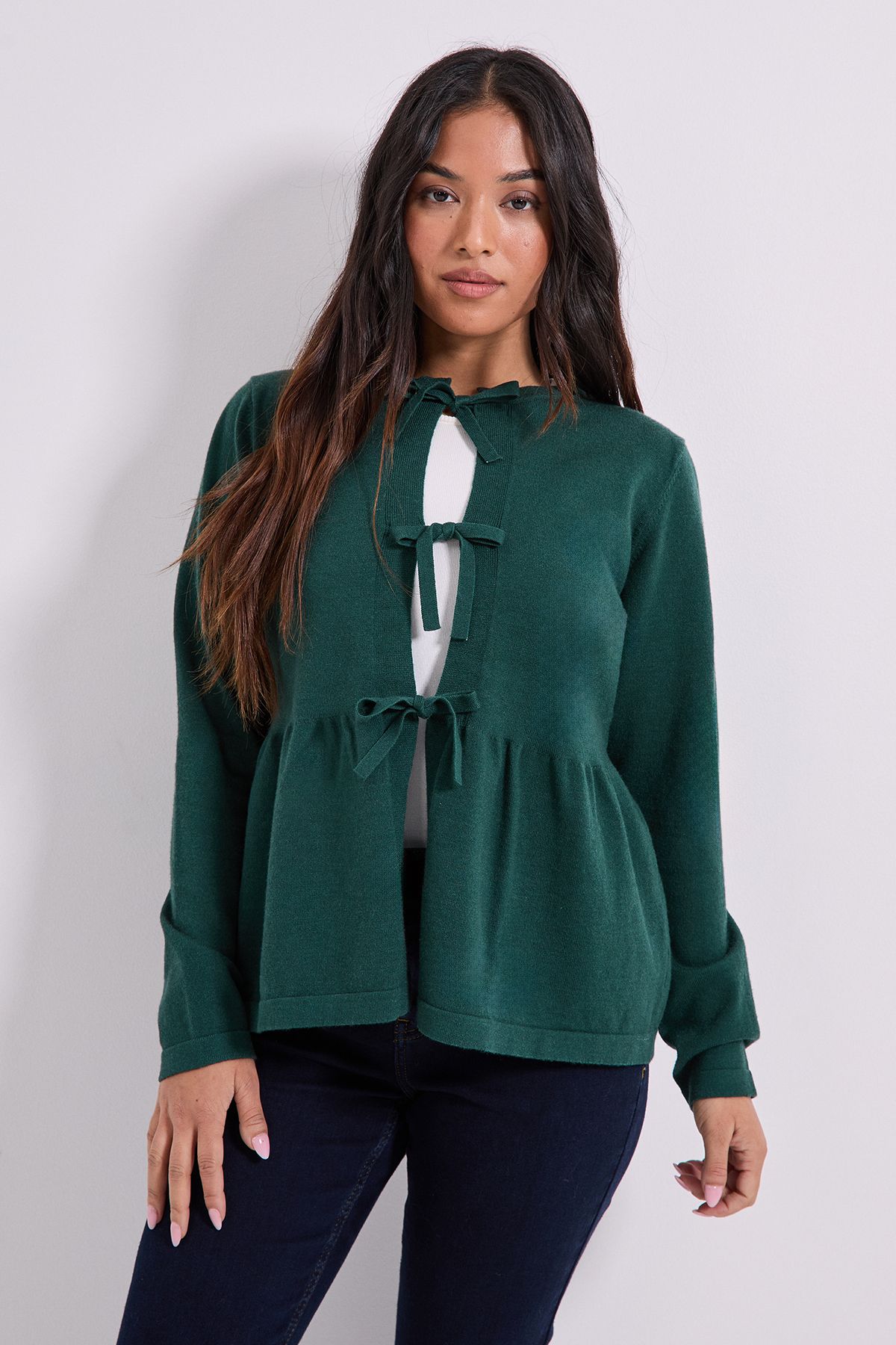 Dorothy Perkins Petite Peplum Cardigan